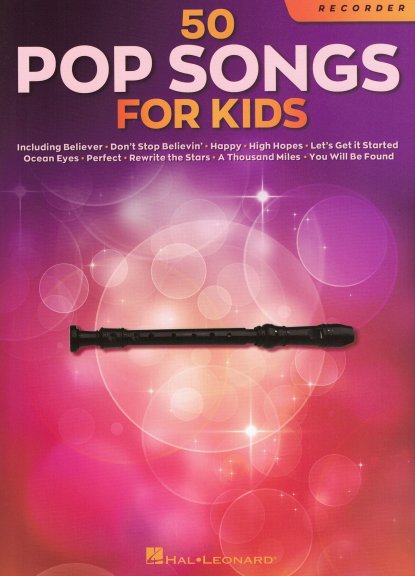 Recorder 50 Pop Songs For Kids