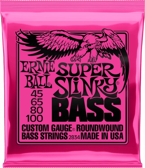 Ernie Ball 2834 Super Slinky Bass snarenset