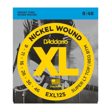 D'addario EXL125 Super Light Reg. snarenset