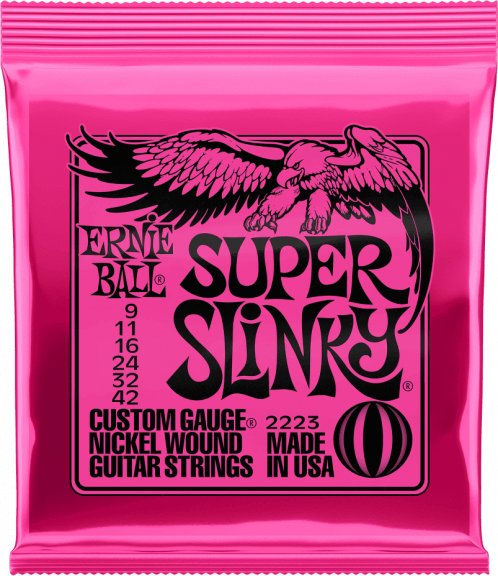 Ernie Ball 2223 Super Slinky snarenset