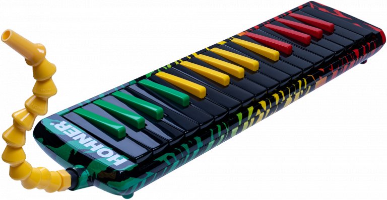 Hohner Melodica Airboard Rasta 37, BlowFlow-mondstuk