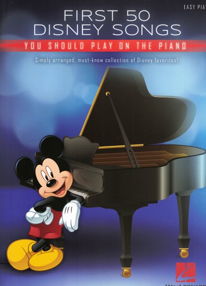 Easy Piano First 50 Disney Songs