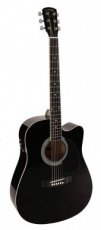 Nashville GSD-60-CEBK  Black akoestische gitaar