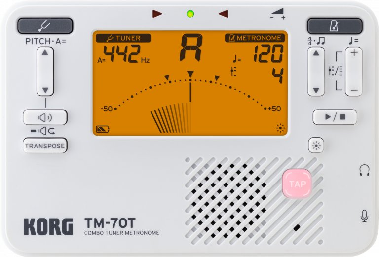 KORG metronoom & stemapparaat TM-60 wit