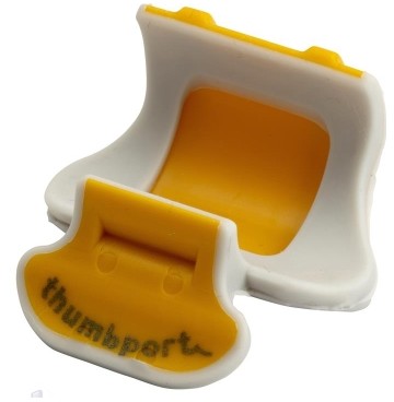 Thumbport duimsteun dwarfluit oranje-grijs