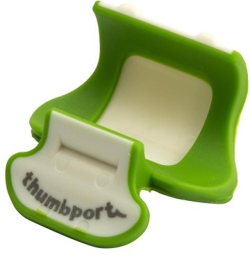 Thumbport duimsteun dwarfluit wit-groen